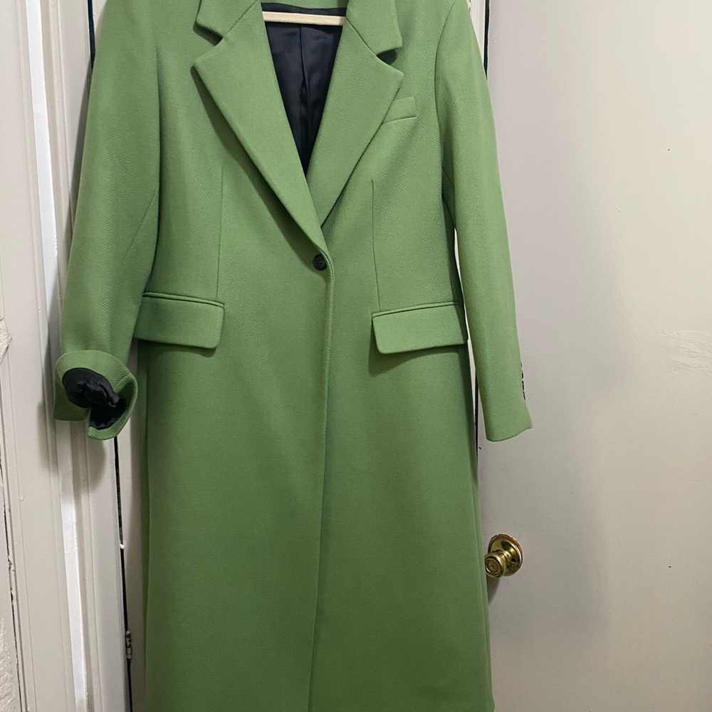 Zara Green Trench Coat